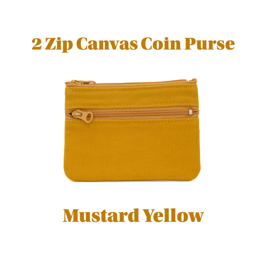 2 zip Canvas Coin Purse UACC8326