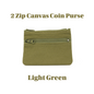 2 zip Canvas Coin Purse UACC8326