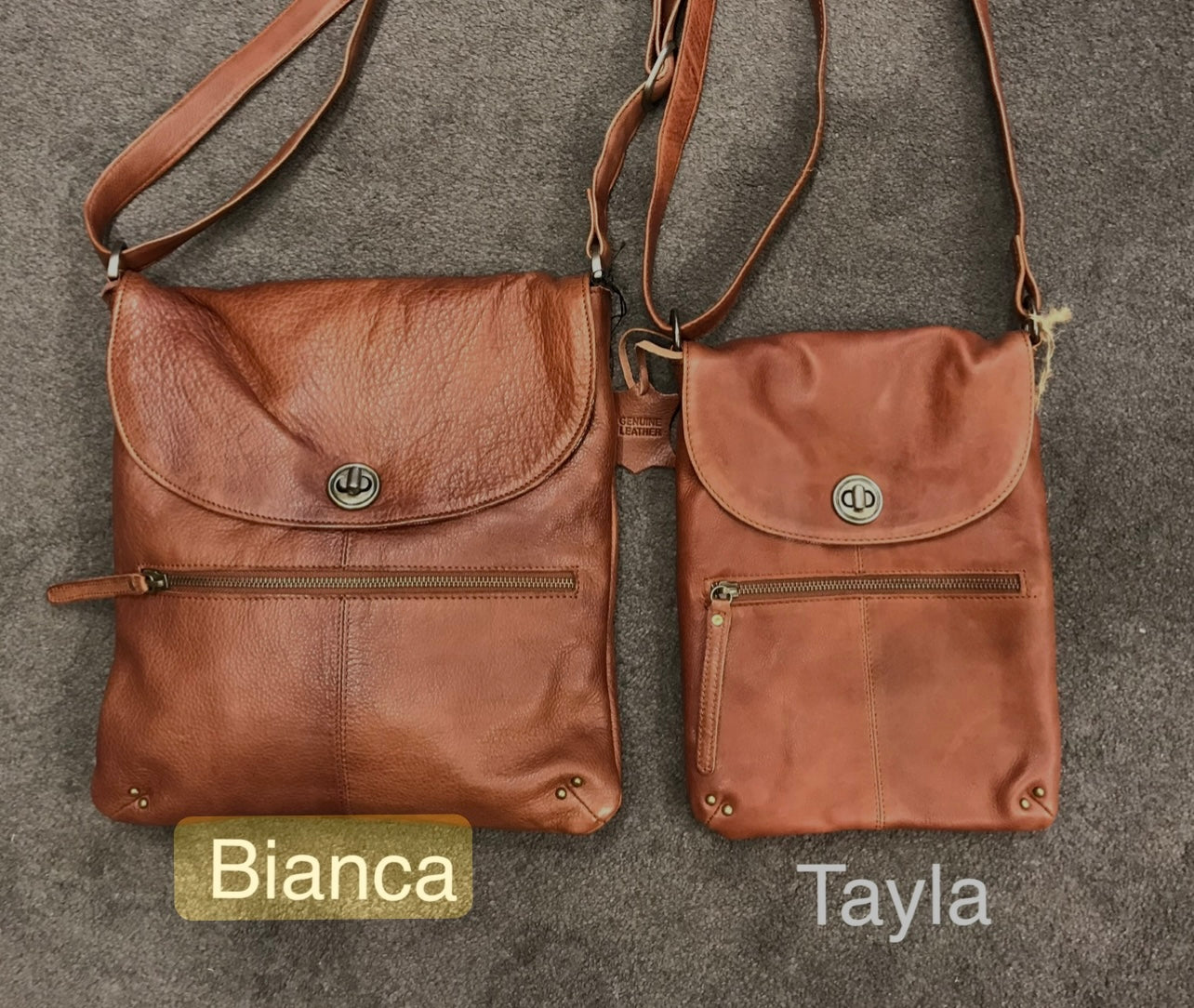 Rugged Hide Bianca RH-10351 Large Cross Body Leather Bag UARH10351