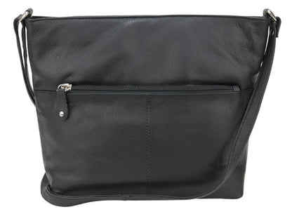 Franco Bonini FB-112 Multi Coloured Top Zip Leather Shoulder Bag - Little Armoire - Online Leather Goods Store Australia