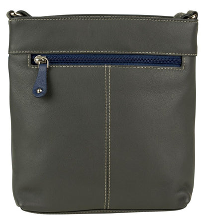 Multi Coloured Small Leather Shoulder / Cross Body Bag UAFB12242