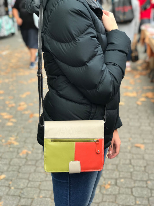 Franco Bonini FB-1321 Multi Card Organiser RFID Protected Travel Bag - Little Armoire - Online Leather Goods Store Australia