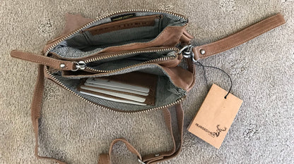 Rugged Hide RH-11647 St Kilda Cross Body Small Wallet Bag - Little Armoire - Online Leather Goods Store Australia