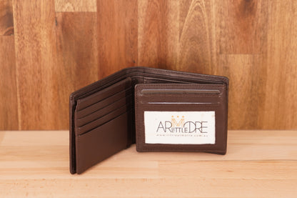 Multi card Leather Wallet RFID protect UARHW718