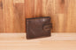 Men's Hard Leather Wallet with Press Stud UARH1406