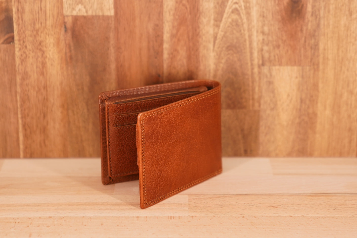 Men's Leather Wallet with Coin Section UARH128