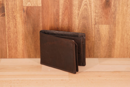 Men's Leather Wallet with Coin Section UARH128
