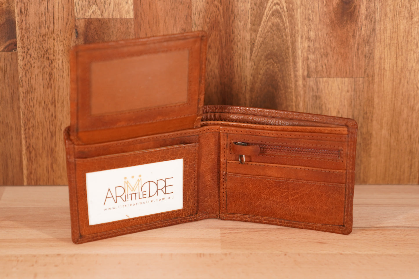 Men's Leather Wallet with Coin UARH125