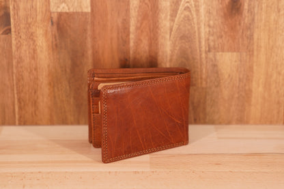 Men's Leather Wallet with Coin UARH125