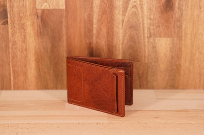 RH-74700 Marl Slim Bi-Fold Leather Wallet