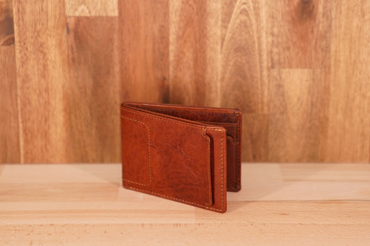 RH-74700 Marl Slim Bi-Fold Leather Wallet