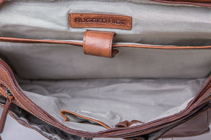 Rugged Hide RH-6000 Emerson Classic Laptop Bag - Little Armoire - Online Leather Goods Store Australia