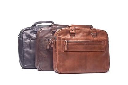 UARH3624 Vintage Business Leather Laptop / Document Brief Bag