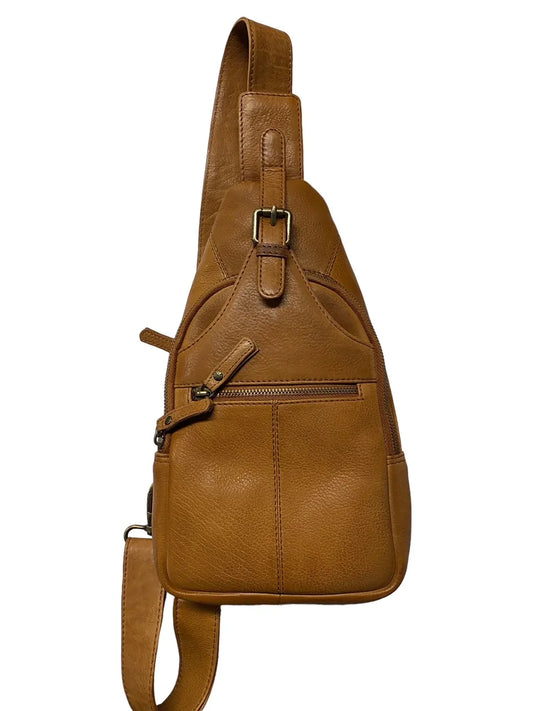 LA5064 Leather Cross Chest Bag