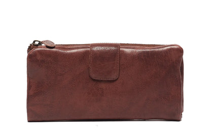 Soft Leather Wallet with Tab UARH469 Daisy