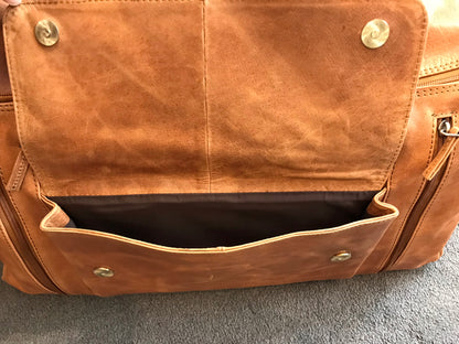 Oran Leather U-736 Lone Ranger Leather Overnight Bag - Little Armoire - Online Leather Goods Store Australia