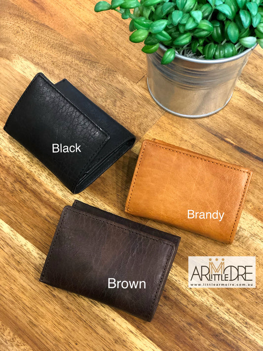 Tri-Fold Unisex Leather Wallet UARH1425 Logan