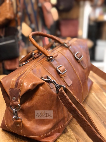 Rugged Hide Toowoomba Leather Overnight Bag UARH6004