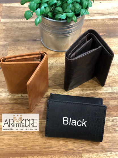 Tri-Fold Unisex Leather Wallet UARH1425 Logan