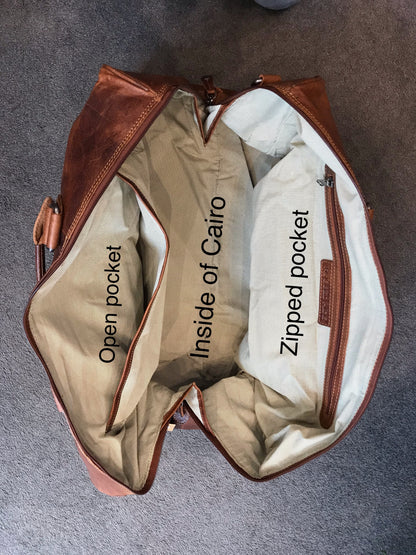 Rugged Hide RH-7320 Cairo Leather Overnight Bag - Little Armoire - Online Leather Goods Store Australia