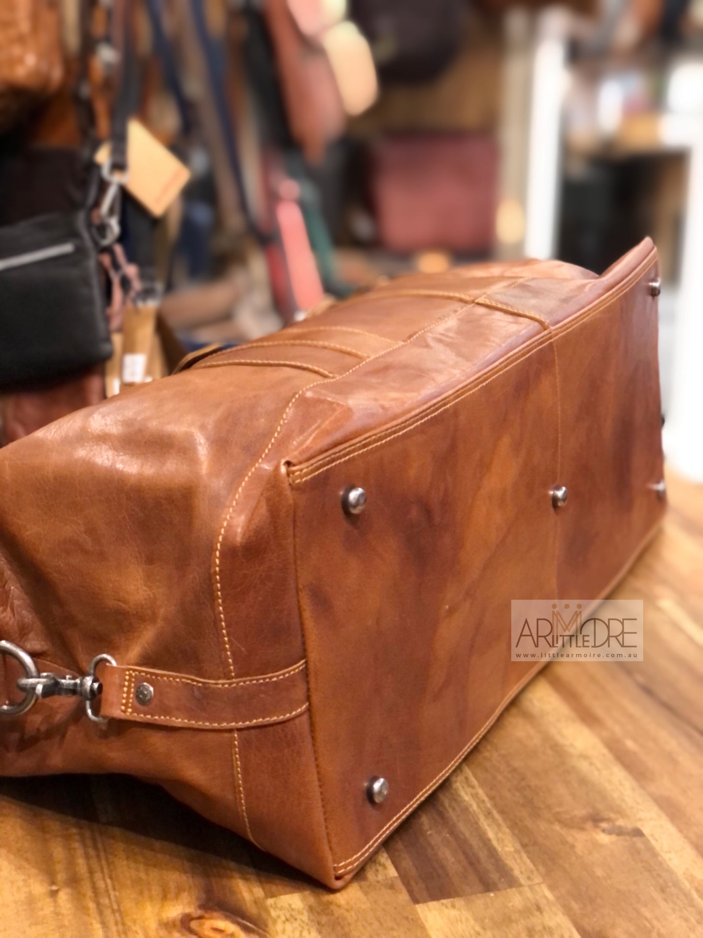 Rugged Hide Toowoomba Leather Overnight Bag UARH6004