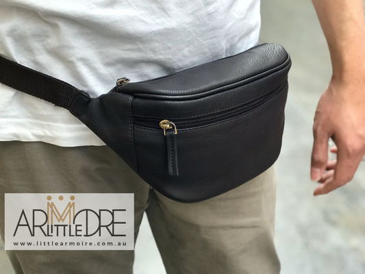 LA401 Leather Bum Bag / Waist Bag / Pouch Bag /Belt Bag