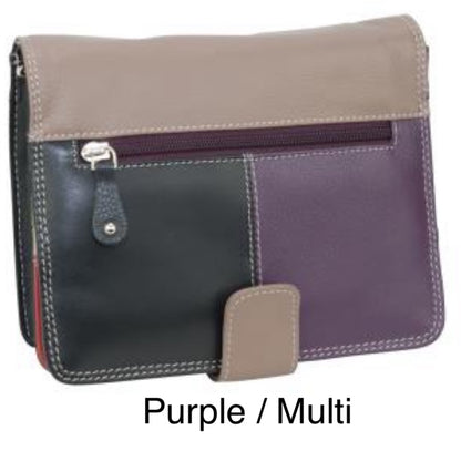 FB-1231 Multi Card Organiser RFID Protected Travel Leather Bag