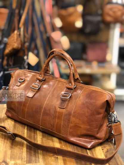 Rugged Hide Toowoomba Leather Overnight Bag UARH6004