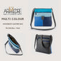 FB-1300 Multi Coloured Large Leather Shoulder / Cross Body Bag