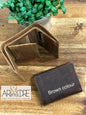 Tri-Fold Hunter Leather Wallet Sid UARH8195