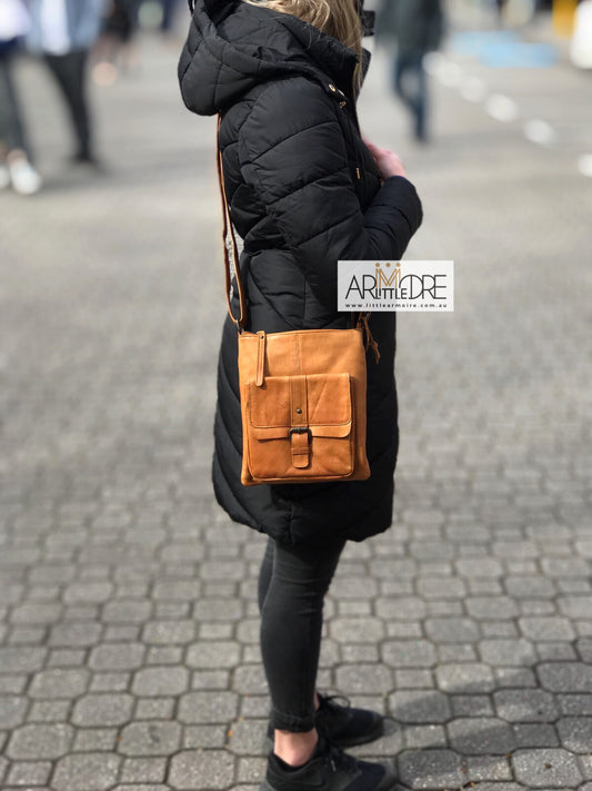 Rugged Hide RH-9526 Audrina Soft Leather Cross Body Bag