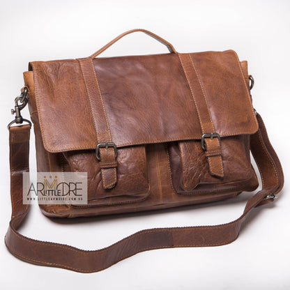 Rugged Hide RH-6000 Emerson Classic Laptop Bag - Little Armoire - Online Leather Goods Store Australia