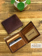 LA6604 Two Tone RFID Leather Mens Wallet