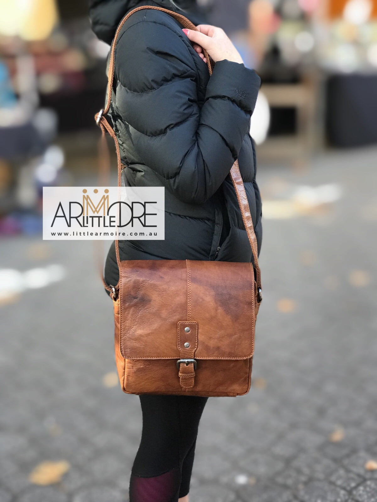 LA2006 Wyoming Vintage Leather Bag for Tablet