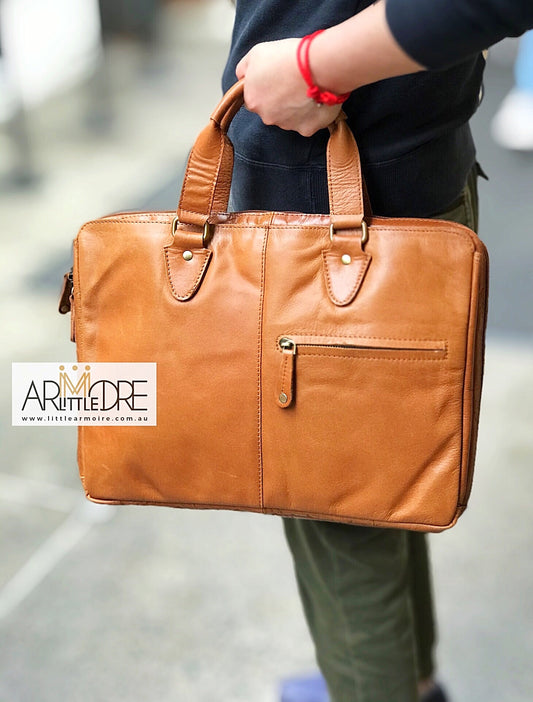 Vintage Leather Satchel Bag LA20232
