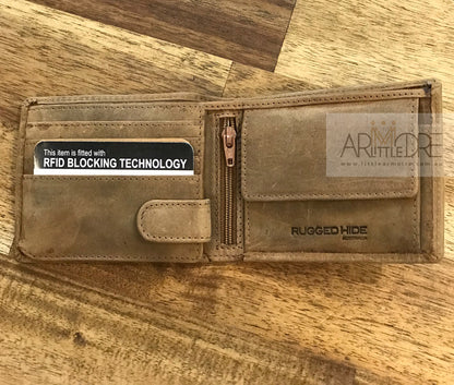 Men's Wallet in Hunter Leather UARH8088