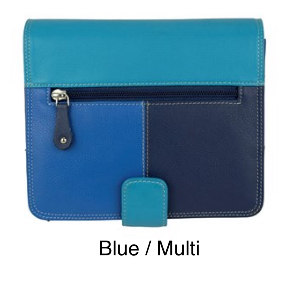 FB-1231 Multi Card Organiser RFID Protected Travel Leather Bag