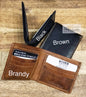 Slim Full Size Bi-Bold Men's Leather Wallet UARH1405