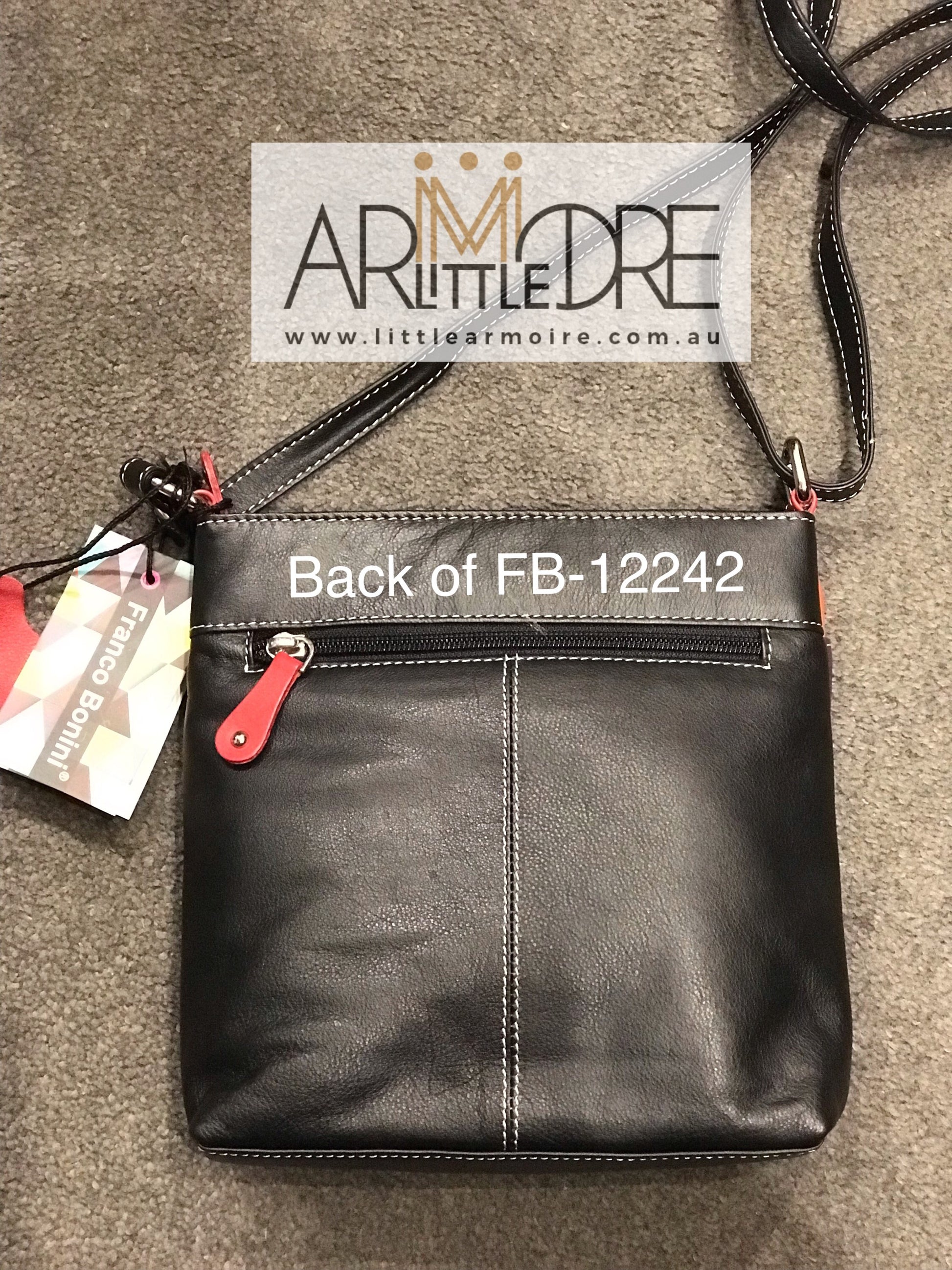 Franco Bonini FB-12242 Multi Coloured Small Leather Shoulder / Cross Body Bag - Little Armoire - Online Leather Goods Store Australia
