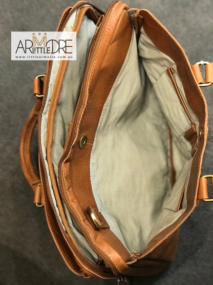 Vintage Leather Satchel Bag LA20232