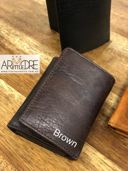 Tri-Fold Unisex Leather Wallet UARH1425 Logan