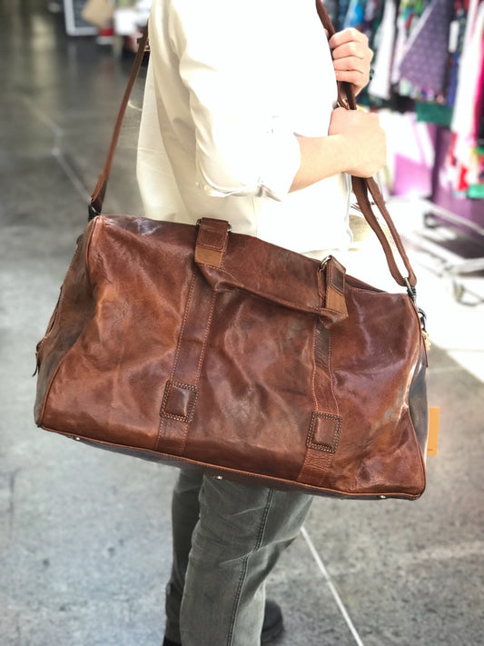 Rugged Hide RH-7320 Cairo Leather Overnight Bag - Little Armoire - Online Leather Goods Store Australia