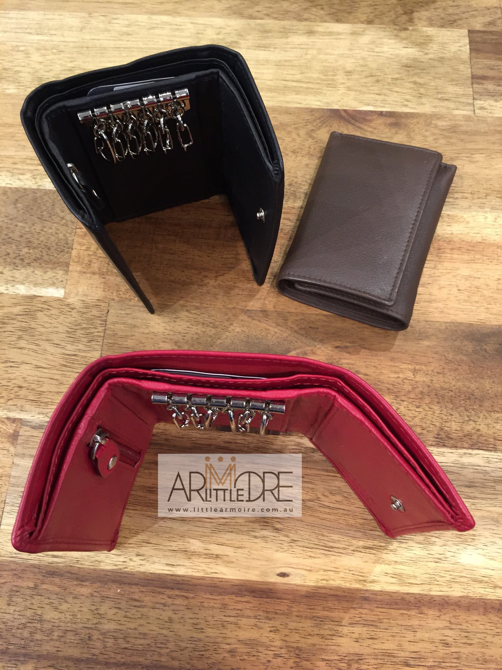 WK-380 Leather Key Wallet - Little Armoire - Online Leather Goods Store Australia