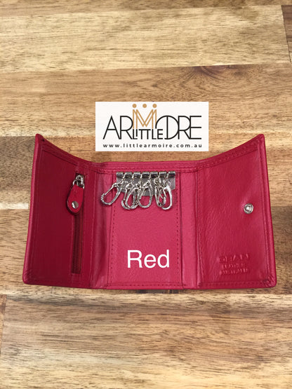 WK-380 Leather Key Wallet - Little Armoire - Online Leather Goods Store Australia