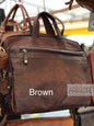 LA28032 Business Leather Laptop Bag