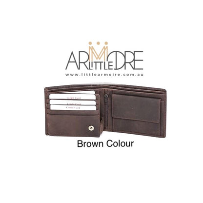 Men's Wallet in Hunter Leather UARH8088