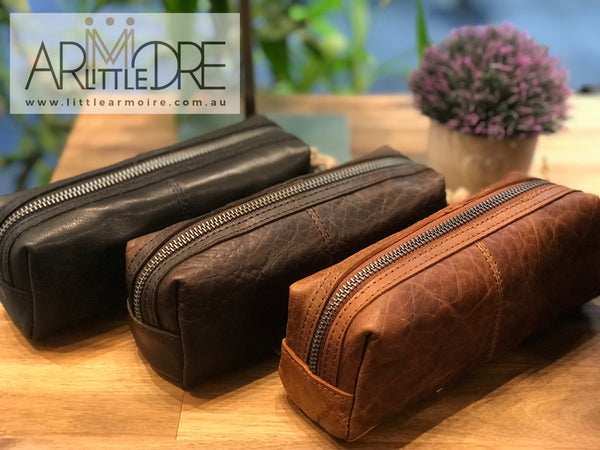 Rugged Hide RH-1174 Mini Travel Leather Case - Little Armoire - Online Leather Goods Store Australia